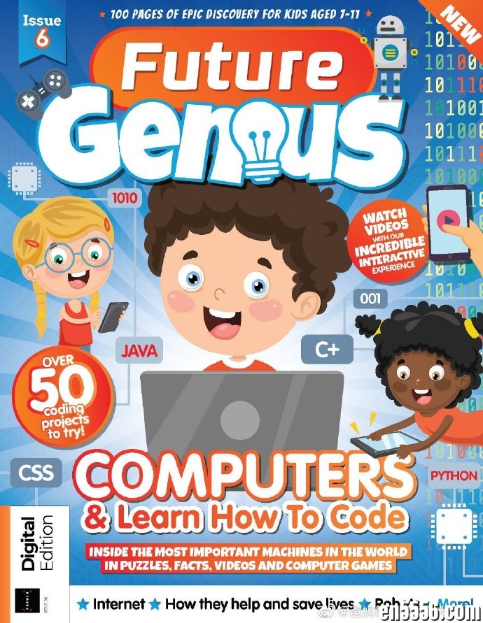 未来天才 Future Genius Magazine Issue 1-6 - 2021 儿童杂志pdf6384 作者:沐兮 帖子ID:268762 
