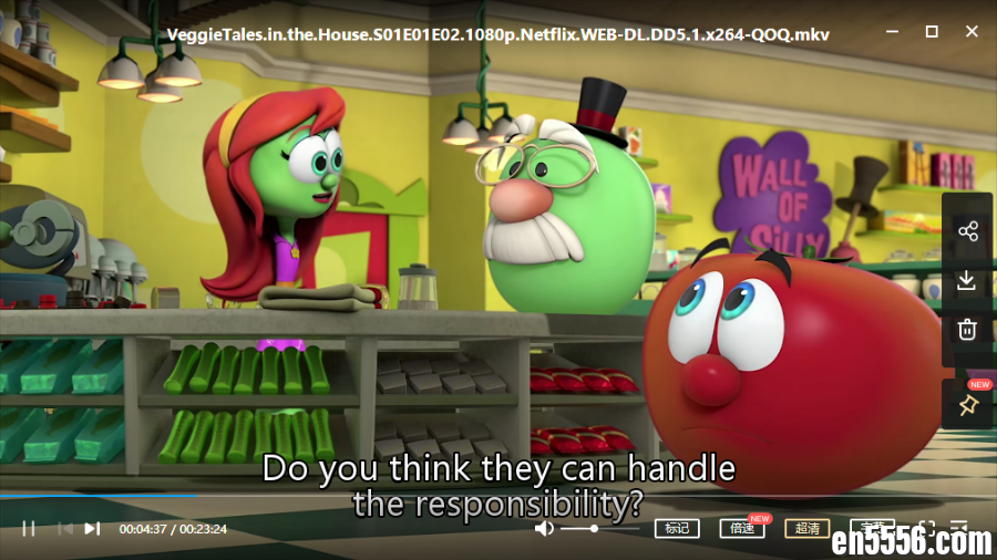 蔬菜总动员 VeggieTales in the House 第1+2+3+4季全 1080p高清 英文字幕 百度云网盘8482 作者:沐兮 帖子ID:268763 