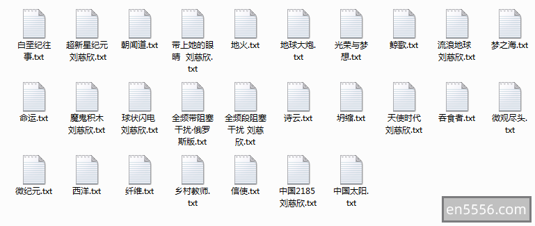 刘慈欣最新长篇巨作《三体》完全版TXT+刘慈欣科幻作品集8928 作者:wx_875033add9 帖子ID:269737 