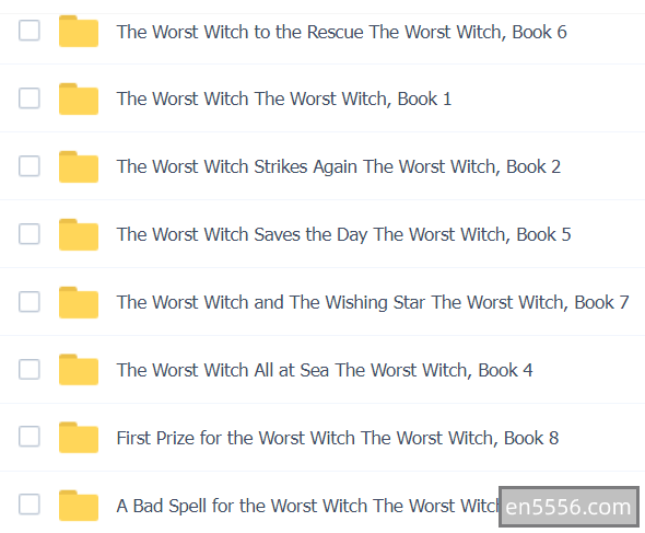 Worst Witch 电子书音频7857 作者:yaquick 帖子ID:269846 