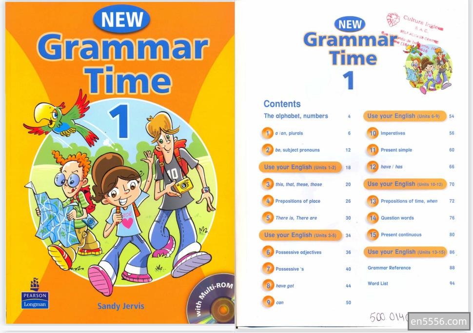 一套值得分享的语法教材，不踩坑 培生New Grammar Time1-5级PDF 互动学习软件CD-ROM5608 作者:安徽1 帖子ID:270378 