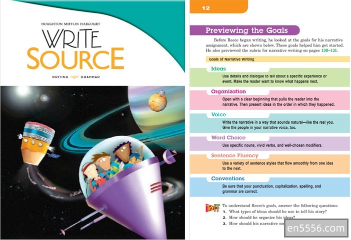 加州教材英语原版合集：California Maths Grade（G1-G6）、Science Fusion（GK-G5）、Timelinks（G1-G6）、Write Source（G1-G12）彩色高清PDF；涵盖数学、写作、社会知...1517 作者:hellovickey 帖子ID:270583 