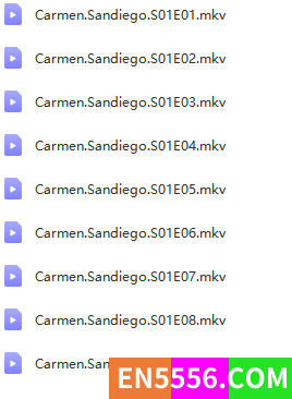 大神偷卡门 Carmen Sandiego 英文版动画片第1/2/3/4季全32集英语英字高清1080P视频MKV3648 作者:wx_a98836676c 帖子ID:271847 