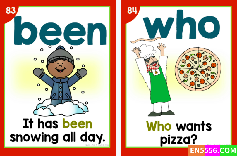 英语高频词游戏练习纸Sight Word Dab和300张高清海报Sight Word Posters287 作者:erleivip 帖子ID:271911 