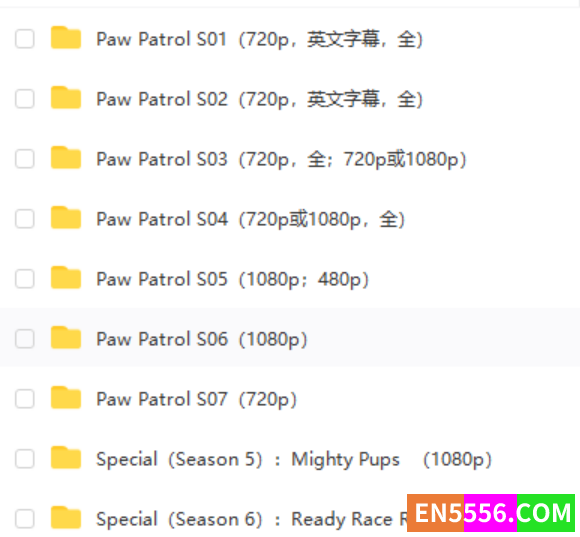 Paw Patrol汪汪队1-7季英文版带字幕，还有一二季单独的word字幕可打印的7987 作者:truedna 帖子ID:272488 
