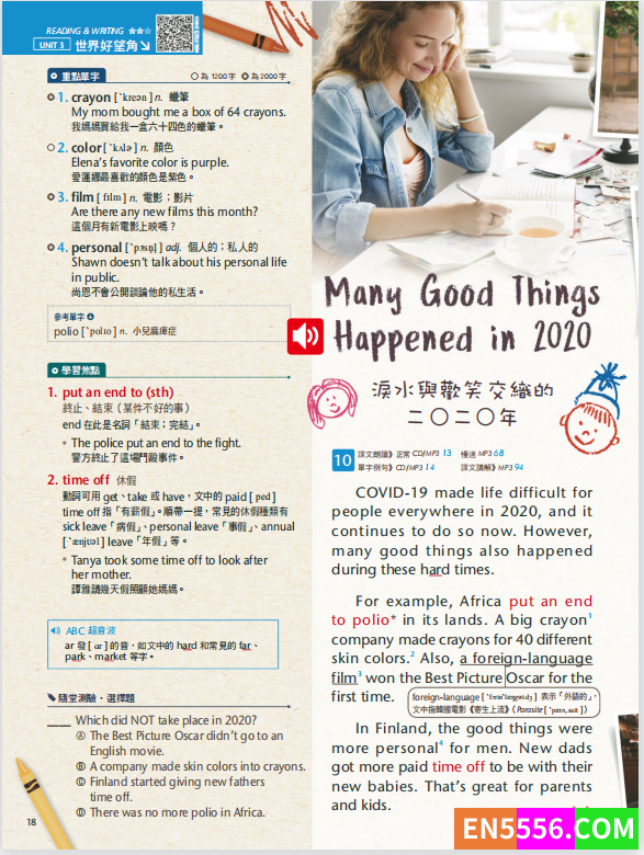 中英双语学习杂志：ABC Interactive English ABC互动英语（初级） 2022年全集12期9461 作者:progress1021 帖子ID:272510 