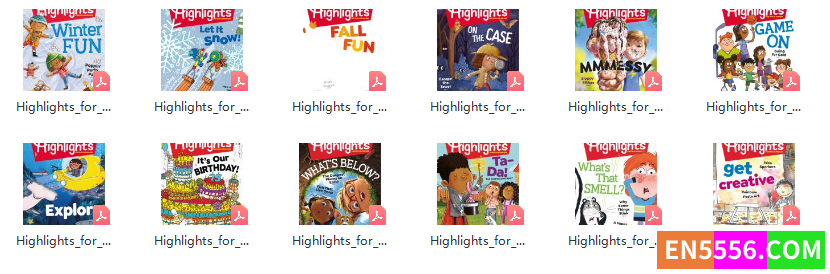 【北美英文杂志】 Highlights for Children 2021年全年12个月的杂志【PDF+音频MP3】  适合6-12岁160 作者:wx_6108464cec 帖子ID:272562 