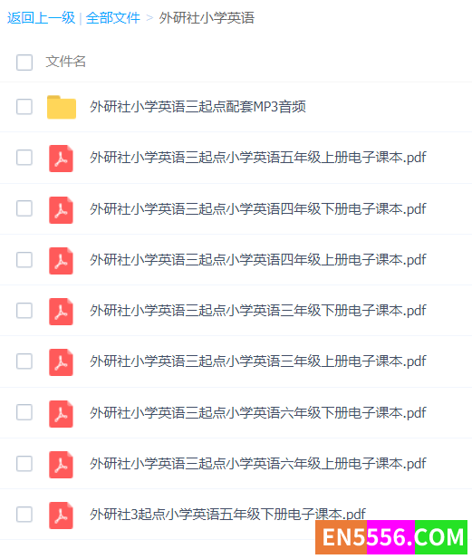 [教材资源] 小学英语3-6年级电子课本+mp3音频8458 作者:wx_2af731407f 帖子ID:272534 