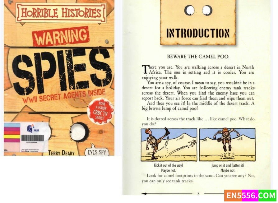 Horrible Histories spies 糟糕的历史-间谍 英文原版小说读物 PDF7976 作者:lalalaparis 帖子ID:273124 