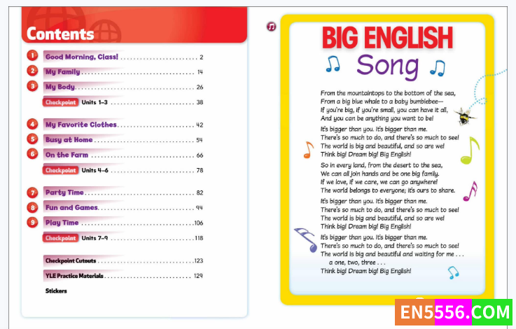 原版培生朗文教材Big English1-6册PDF+MP3+MP4全集9006 作者:白鲸 帖子ID:273449 