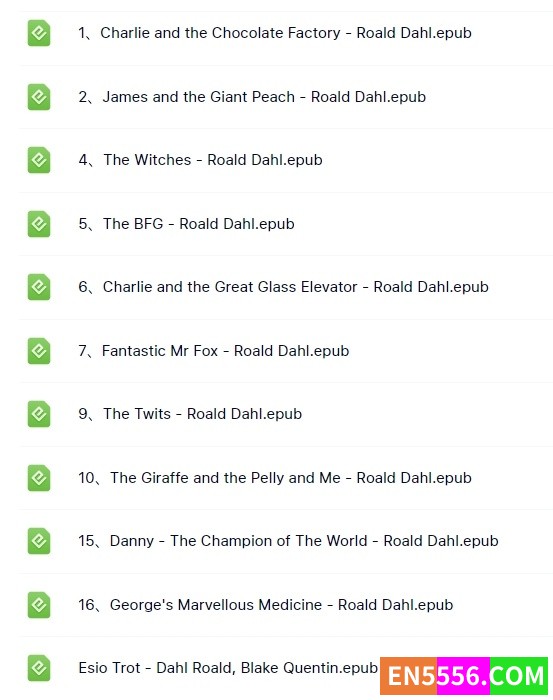 [7-9] Roald Dahl collection  共12册，内附目录3538 作者:wx_772eab817f 帖子ID:258535 
