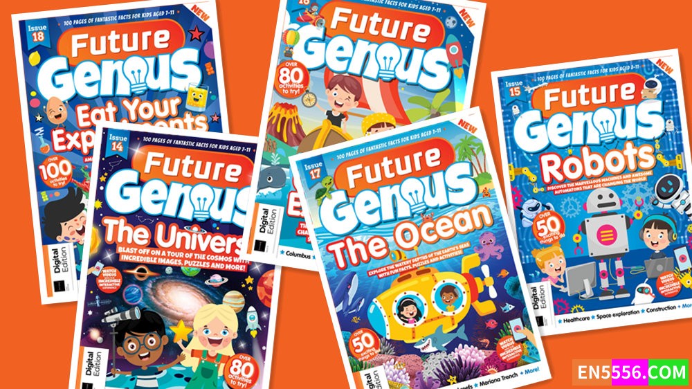 Future Genius 杂志 2021-2023年合集 儿童杂志 3年18期合集pdf2825 作者:英语小助手 帖子ID:274028 