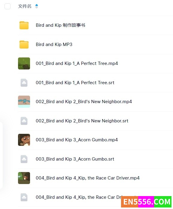 LittleFox 长篇动画：Bird And Kip 全72篇视频+音频+故事书5537 作者:one 帖子ID:251397 