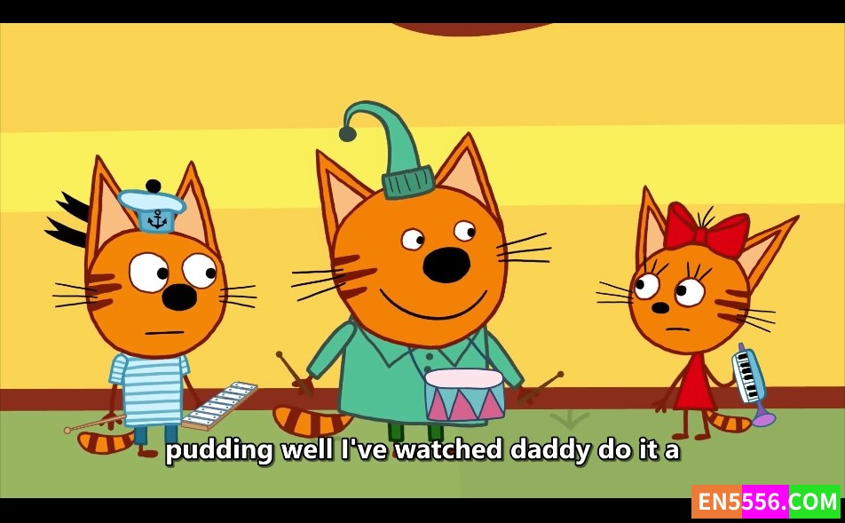 Kid-E-Cats 咪好一家/绮奇猫 第1季 全104集 1080p 纯英文硬字幕（可在手机iPad上显示字幕）2257 作者:英语小助手 帖子ID:274726 