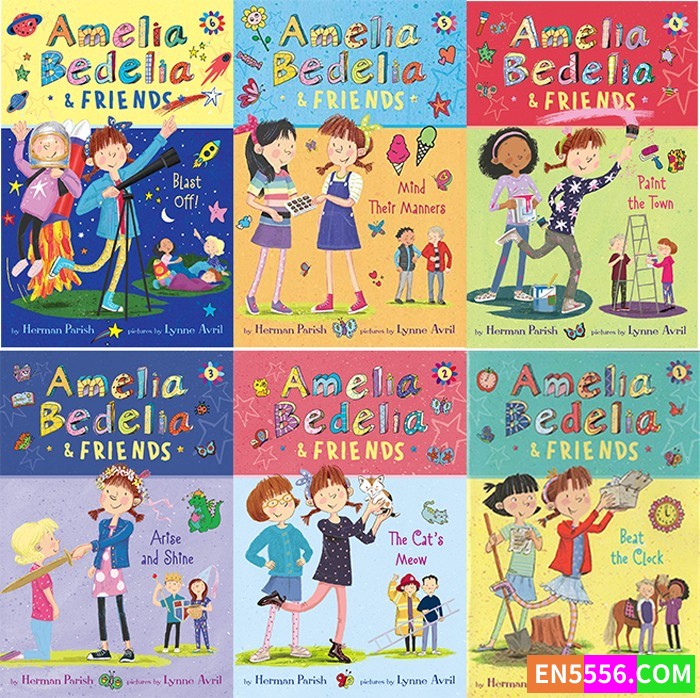 糊涂女佣和她的朋友们 Amelia Bedelia &amp; Friends 6册 电子书azw3+epub9809 作者:英语小助手 帖子ID:275010 