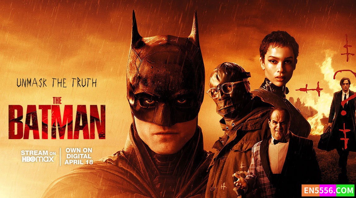 The Batman (2022) HBO Max 新蝙蝠侠  - 1080p, mp4, srt外挂英文字幕6222 作者:英语小助手 帖子ID:276097 