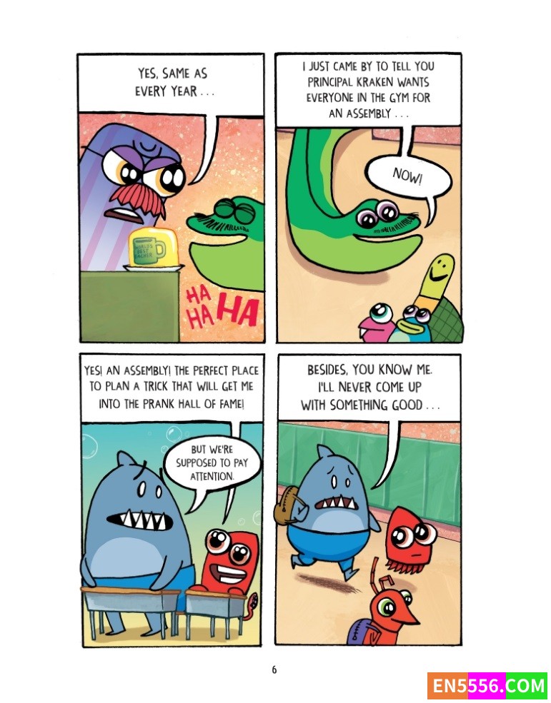 Squidding Around Series 1-3 - Kevin Sherry 电子书漫画cbr 英语初级章节书8720 作者:英语小助手 帖子ID:276191 