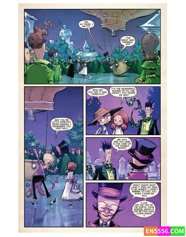 Oz - Dorothy and the Wizard in Oz (2012)  (Marvel's Oz Comics Series) 漫画cbz (合集包括Dorothy &amp; the Wizard in Oz #1-8)5906 作者:英语小助手 帖子ID:276209 