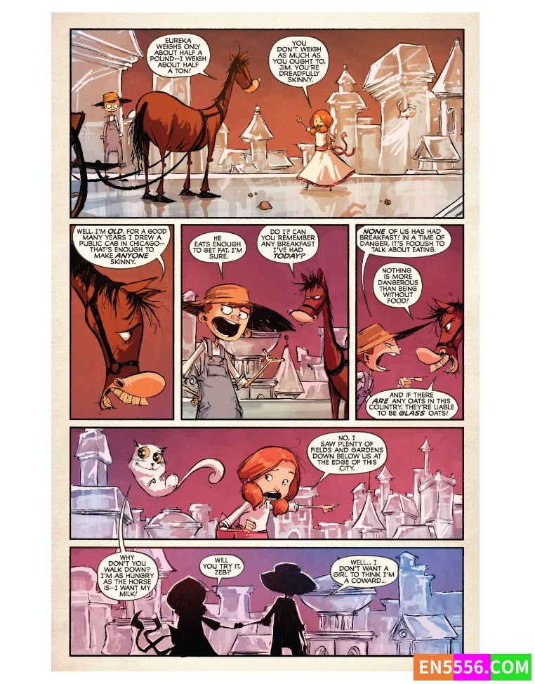 Oz - Dorothy and the Wizard in Oz (2012)  (Marvel's Oz Comics Series) 漫画cbz (合集包括Dorothy &amp; the Wizard in Oz #1-8)1017 作者:英语小助手 帖子ID:276209 