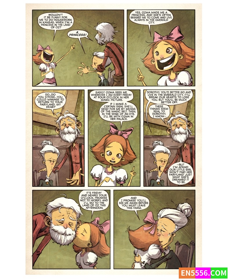 Oz - The Emerald City Of Oz (2014) (Marvel's Oz Comics Series) 漫画cbz (合集包括 The Emerald City Of Oz 1-5)9680 作者:英语小助手 帖子ID:276212 