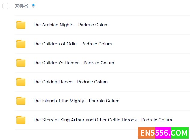 ​Padraic Colum三部曲 Golden Fleece，The Children's Homer，The Children of Odin 等 电子书mobi+epub9821 作者:英语小助手 帖子ID:277369 