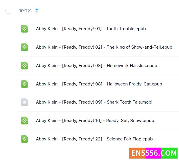 Ready, Freddy! Series - Abby Klein系列 电子书+部分出版了的有声书9101 作者:英语小助手 帖子ID:277642 