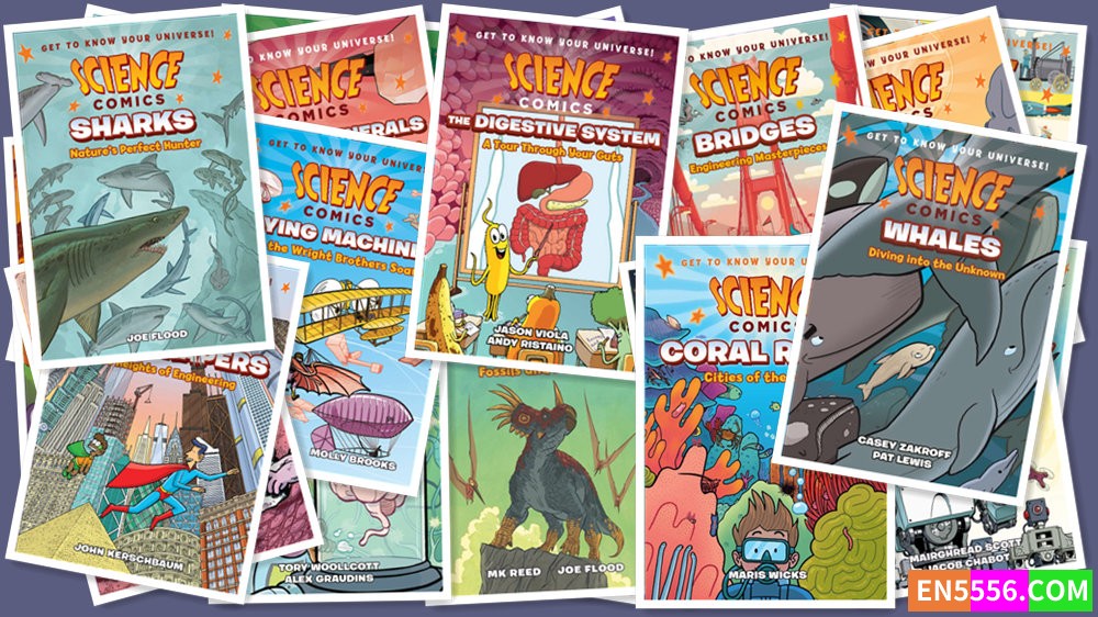 Science Comics Series - 1-24 Books 科学漫画系列 - 电子漫画书cbr7323 作者:英语小助手 帖子ID:277806 