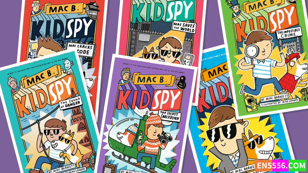 Mac B., Kid Spy  Series 1-6 - Mac Barnett 电子书mobi+epub4336 作者:英语小助手 帖子ID:277865 