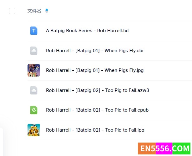 A Batpig Book Series 1-2 - Rob Harrell 电子书漫画8355 作者:英语小助手 帖子ID:277970 