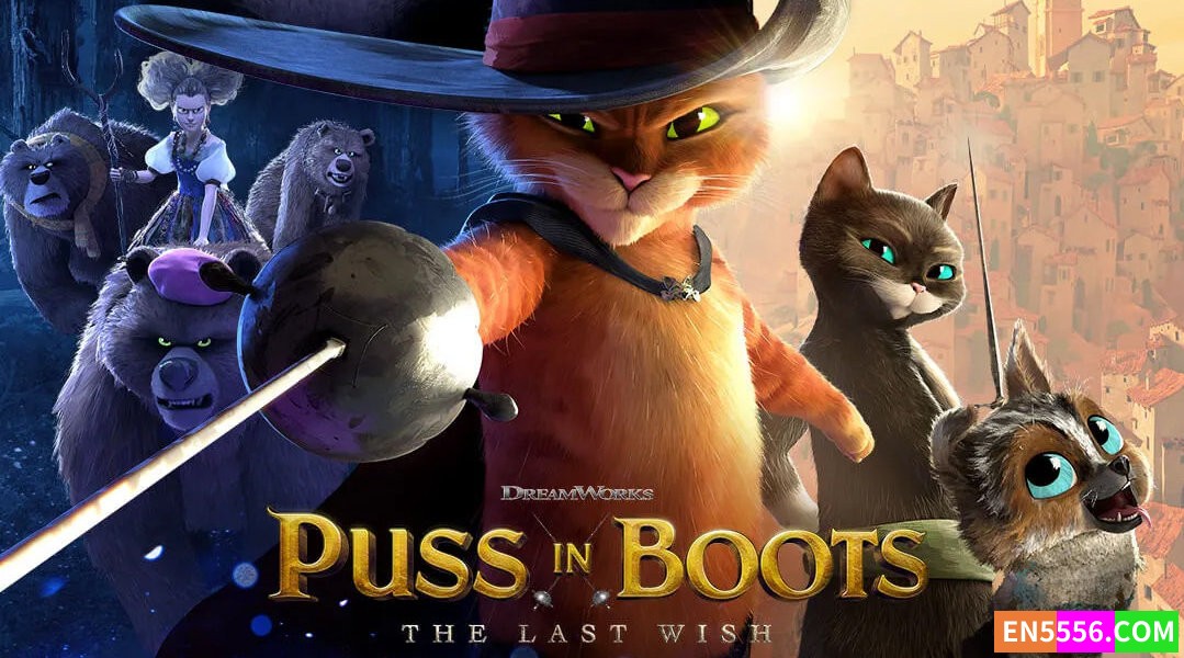 Puss in Boots: The Last Wish (2022) 穿靴子的猫2: 最后的愿望 1080p, mp4, srt外挂英文字幕8266 作者:英语小助手 帖子ID:278725 