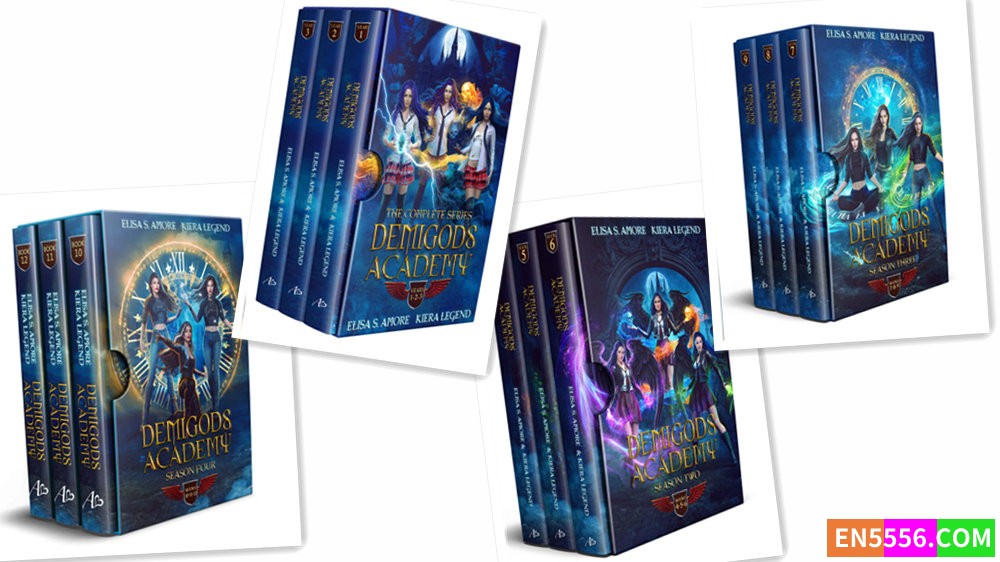 Demigods Academy Series - Season 1-4 (Books 1-12）- Elisa S. Amore &amp; Kiera Legend 电子书mobi+epub4494 作者:英语小助手 帖子ID:278870 