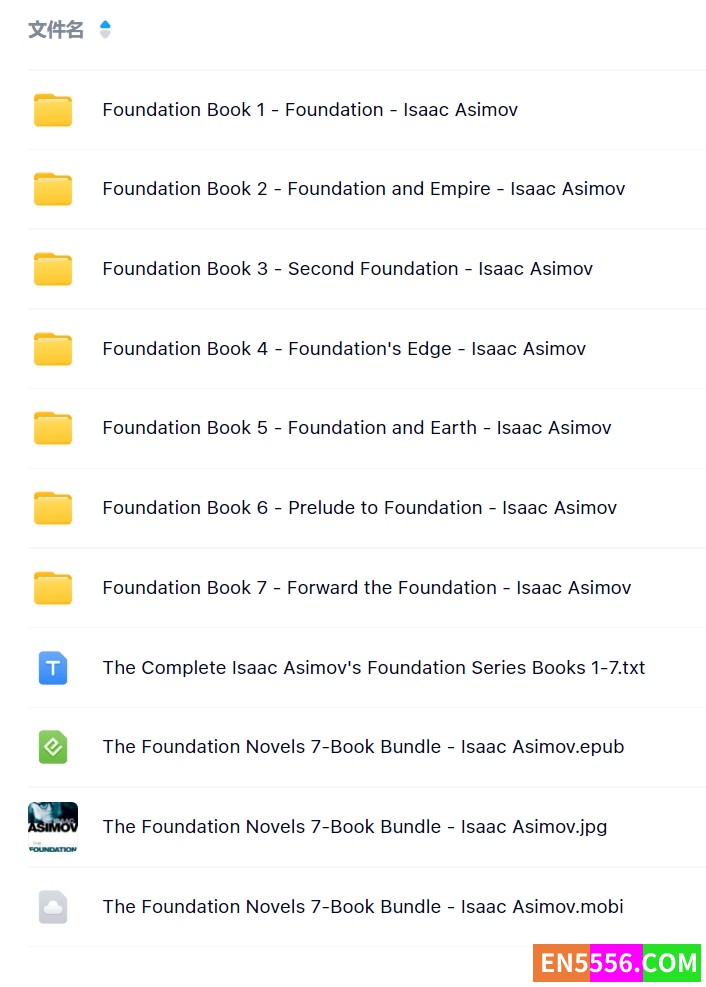 阿西莫夫 Isaac Asimov的 The Foundation Series 电子书和音频2466 作者:英语小助手 帖子ID:279497 