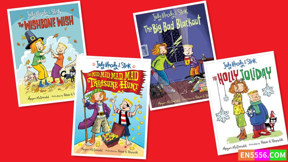 Judy Moody &amp; Stink Series 1-4 - Megan McDonald 有声书音频MP3+电子书3492 作者:英语小助手 帖子ID:279701 