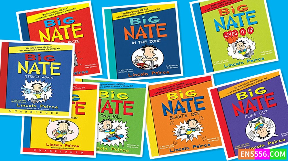 Big Nate Series 1-8 - Lincoln Peirce 我们班有个捣蛋王 有声书音频mp3+电子书7本4824 作者:英语小助手 帖子ID:279776 