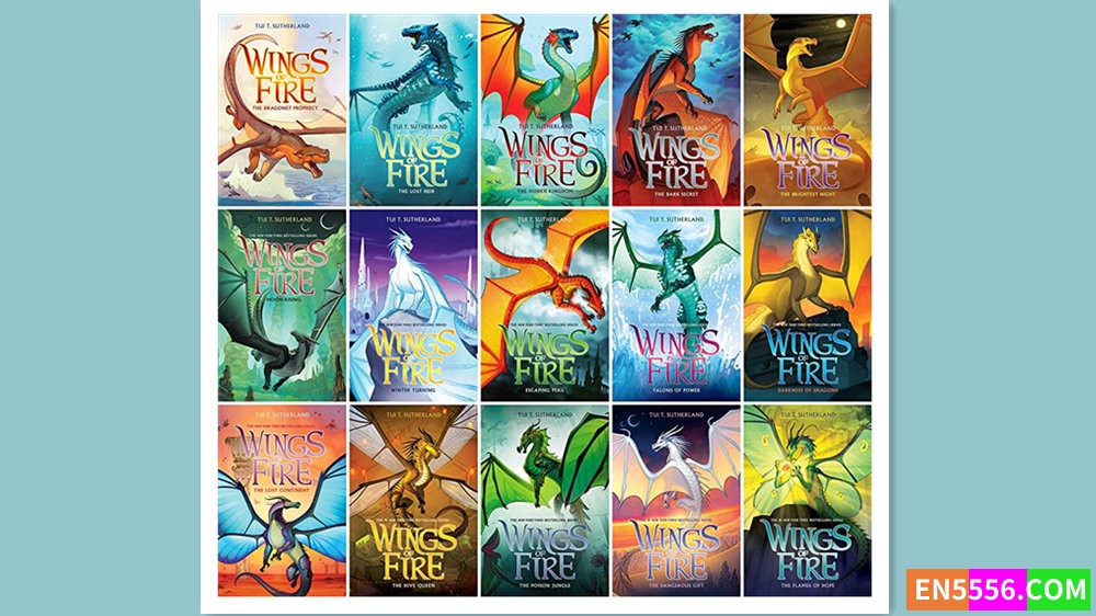 Wings of Fire Series 1-15 火翼飞龙 - Tui T. Sutherland 有声书音频 + 电子书8205 作者:英语小助手 帖子ID:279885 