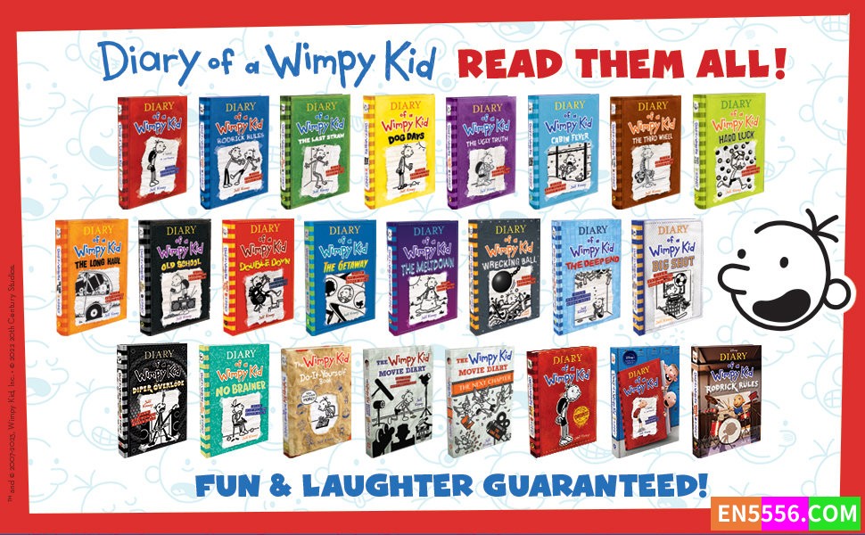 Diary of a Wimpy Kid Series 1-18 - Jeff Kinney 小屁孩日记 有声书音频mp3+电子书6636 作者:英语小助手 帖子ID:279925 