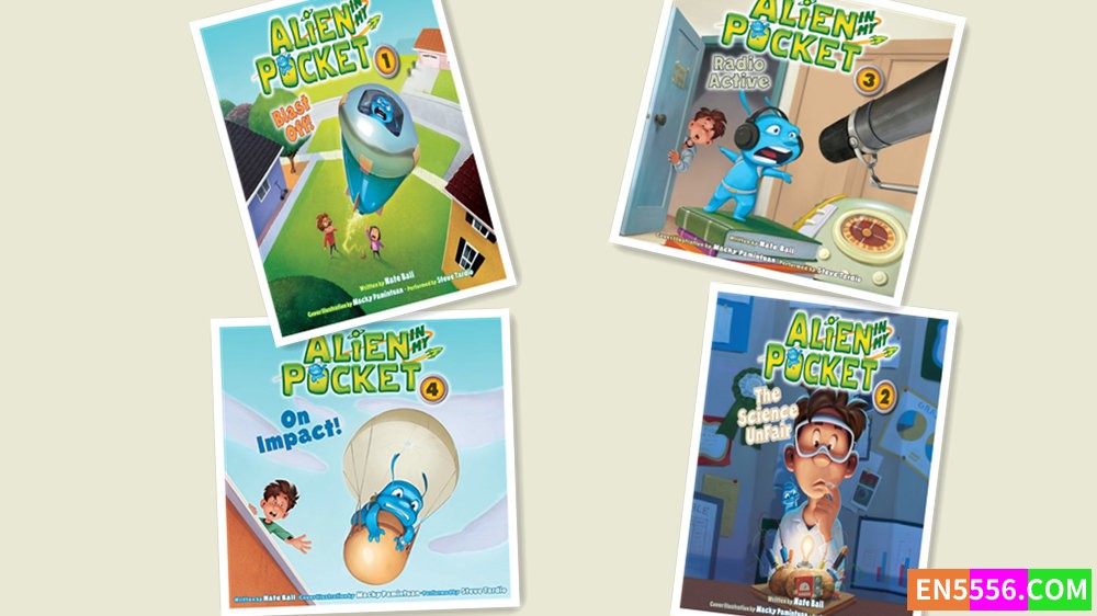 Alien in My Pocket Series 1-4 - Nate Ball有声书音频mp3+电子书 - 1-8 - (截至目前，有声书只出版了4本)6051 作者:英语小助手 帖子ID:279986 
