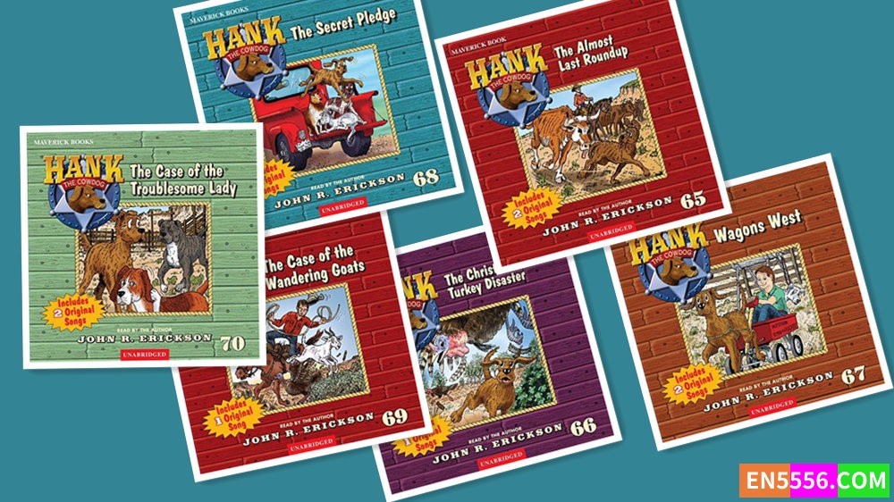 Hank the Cowdog Series 1-81+7 - John R. Erickson 警犬汉克历险记 有声书音频MP3/M4B+电子书 1-75 （适合8-11岁）6901 作者:英语小助手 帖子ID:280012 