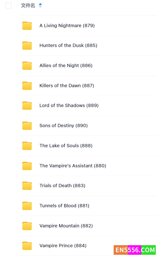 Saga of Darren Shan Series 1-12 - Darren Shan 有声书音频M4B+电子书5177 作者:英语小助手 帖子ID:280548 
