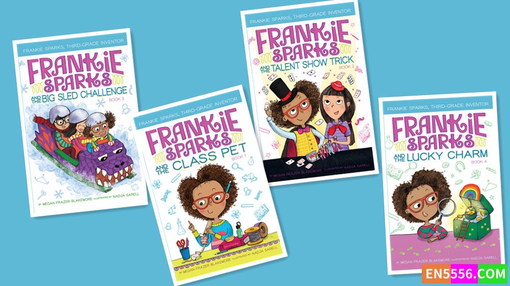 Frankie Sparks, Third-Grade Inventor Series 1-4 - Megan Frazer Blakemore 有声书音频MP3+电子书9353 作者:英语小助手 帖子ID:280579 