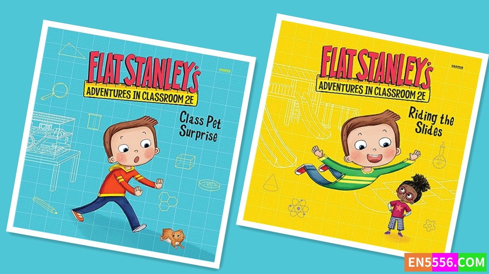 Flat Stanley's Adventures in Classroom 2E Series 1-2 -  Jeff Brown 有声书音频MP3+电子书3468 作者:英语小助手 帖子ID:280598 
