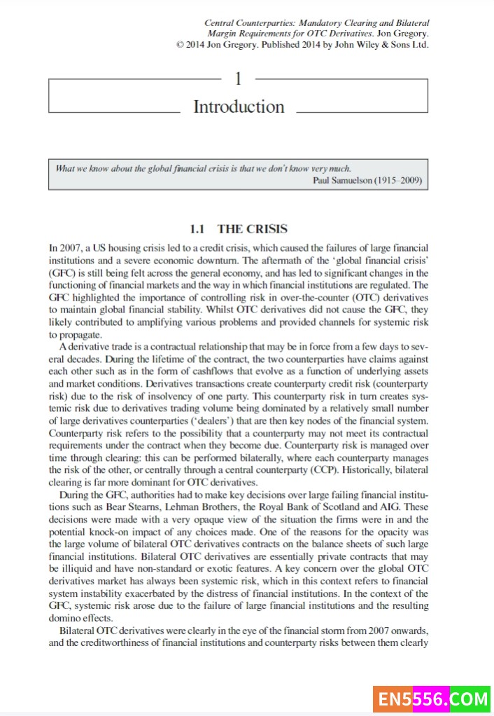 Central Counterparties - Jon Gregory 电子书PDF9778 作者:英语小助手 帖子ID:280663 