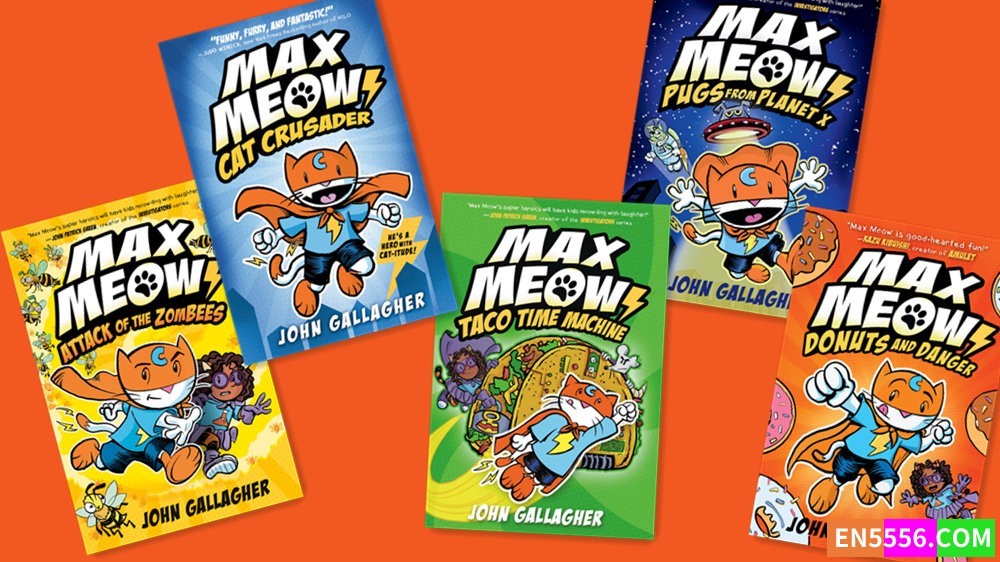 Max Meow Series 1-5 - John Gallagher 漫画cbr9060 作者:英语小助手 帖子ID:281459 