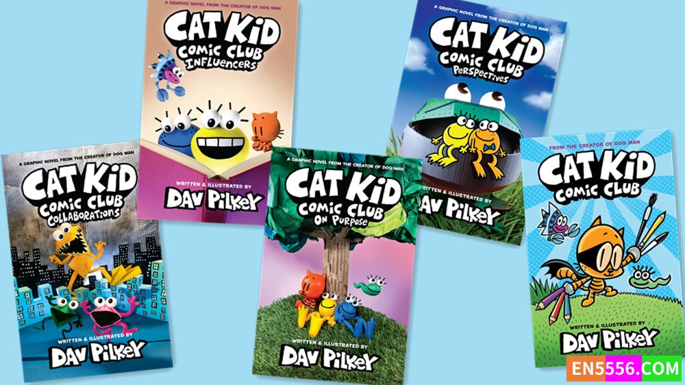 Cat Kid Comic Club Series 1-5 - Dav Pilkey 电子书pdf+cbr2713 作者:英语小助手 帖子ID:281460 