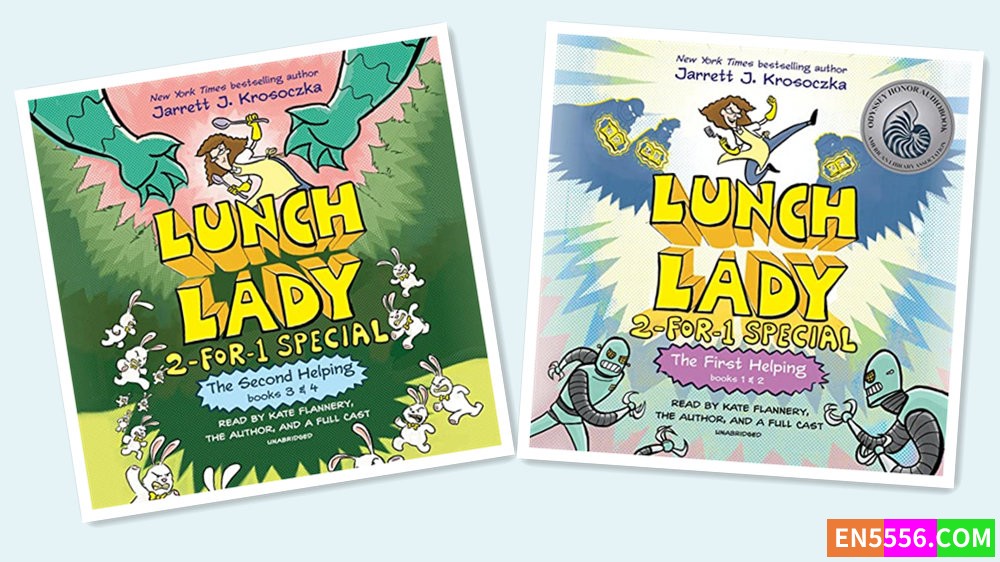 Lunch Lady Series 1-4 - Jarrett J. Krosoczka 有声书音频MP3+电子书 1-10477 作者:英语小助手 帖子ID:281544 