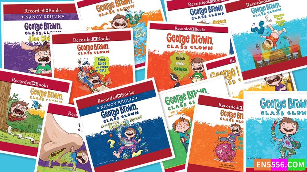George Brown, Class Clown Series 1-13 - Nancy Krulik 有声书音频MP3+电子书 1-19+28132 作者:英语小助手 帖子ID:281576 