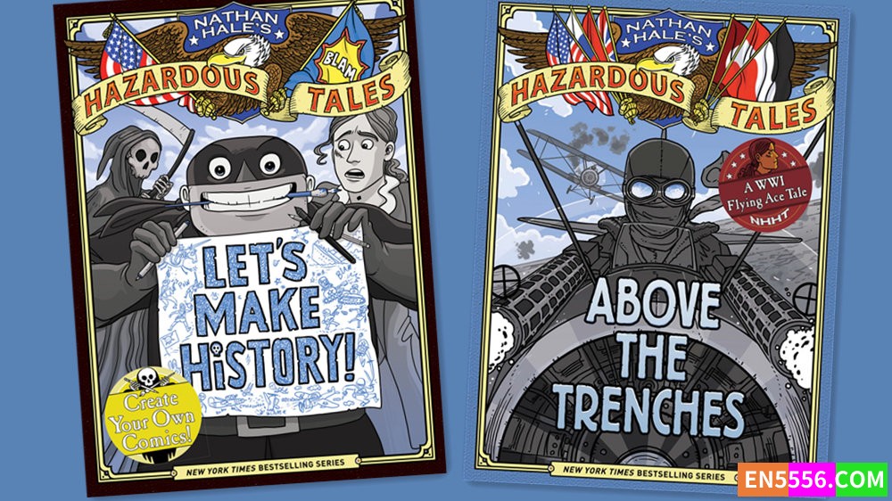 Nathan Hale's Hazardous Tales Series 1-12+11.5 - Nathan Hale 电子漫画CBR3187 作者:英语小助手 帖子ID:281634 