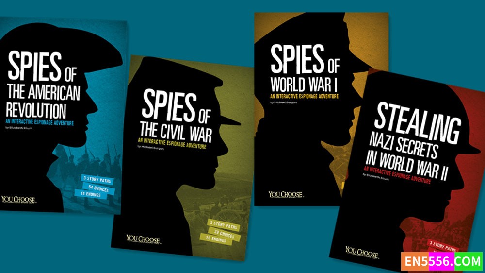 You Choose - Spies Series 1-4 - Michael Burgan, Elizabeth Raum 电子书mobi+epub4467 作者:英语小助手 帖子ID:281708 