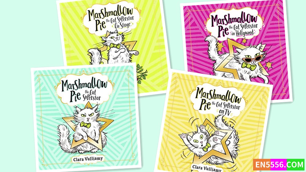 Marshmallow Pie the Cat Superstar Series 1-4 - Clara Vulliamy - 有声书音频MP3+电子书3933 作者:英语小助手 帖子ID:281716 