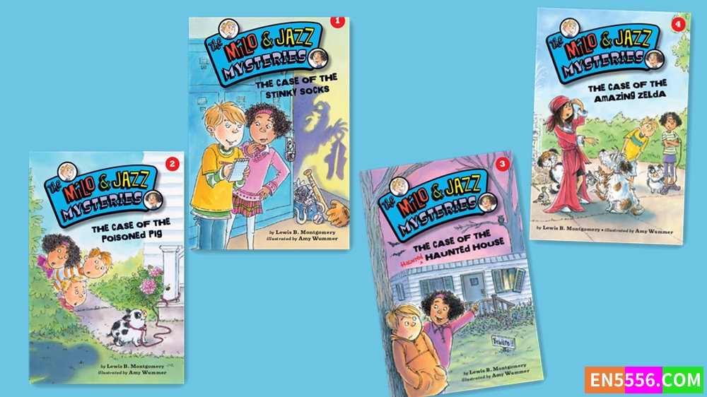 The Milo &amp; Jazz Mysteries Series 1-4 - Lewis B. Montgomery 有声书音频MP3+电子书 1-124255 作者:英语小助手 帖子ID:281734 